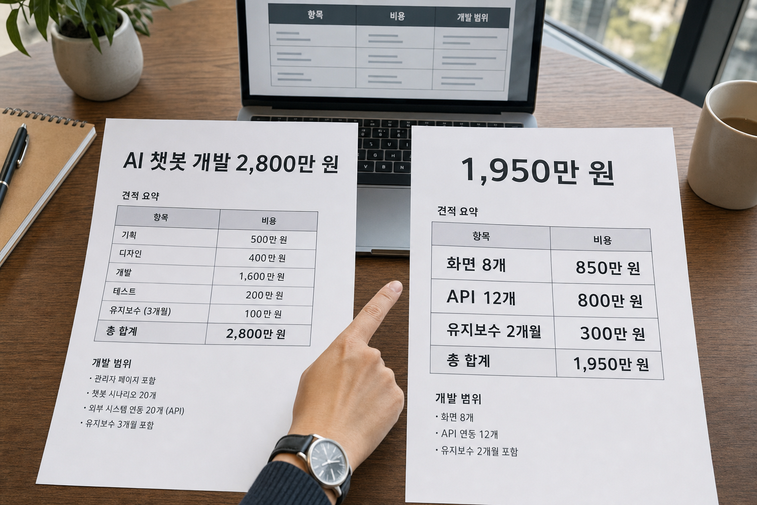 AI 개발 비용을 절감하는 바이브코딩 견적 비교 방법